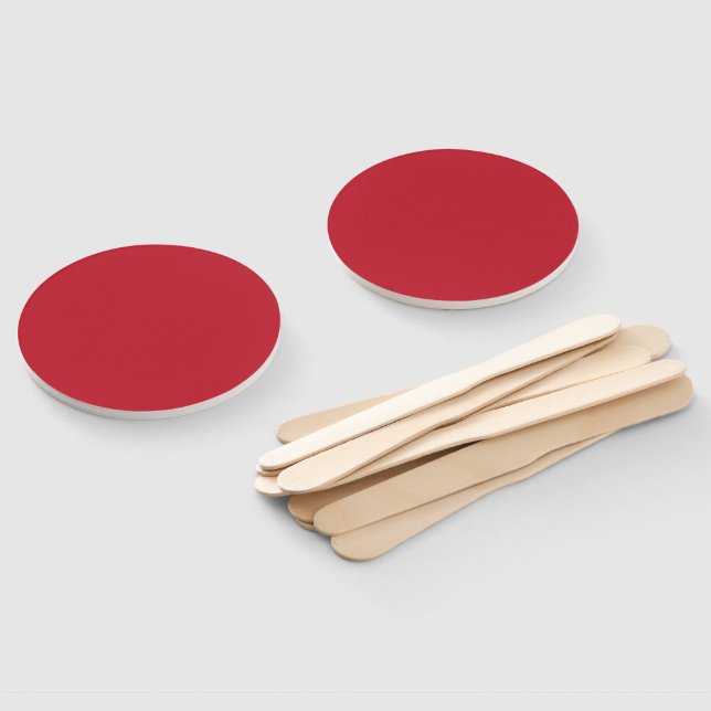 Dark Red Background  Hand Fan (Non-assembled)