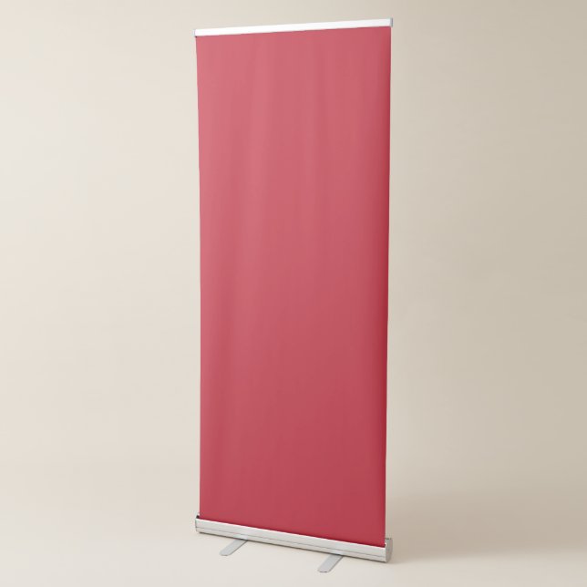 Dark Red Background  Retractable Banner (3/4)