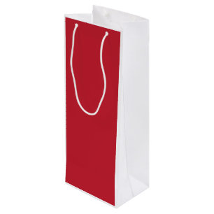 Dark Red Background Wine Gift Bag
