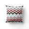 Dark Red Black Grey Chevron Zigzag Pattern