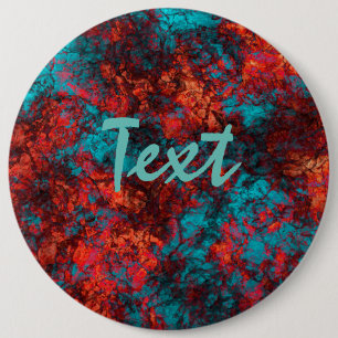 Dark red blue texture textured suede marble granit 6 cm round badge