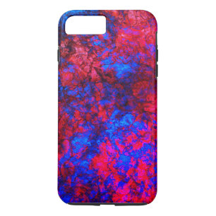 Dark red blue texture textured suede marble granit iPhone 8 plus/7 plus case