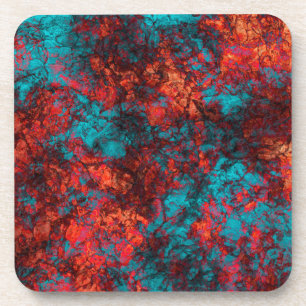 Dark red blue texture textured suede marble granit coaster