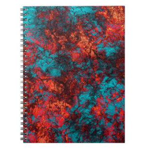 Dark red blue texture textured suede marble granit notebook