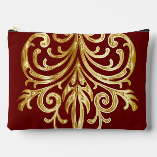 Dark Red, Christmas Gifts Authority® Large Accessory Pouch