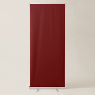 Dark Red Colour Best Vertical Retractable Banner