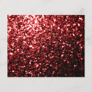 Dark Red faux Glitter sparkles Glamour Flyer