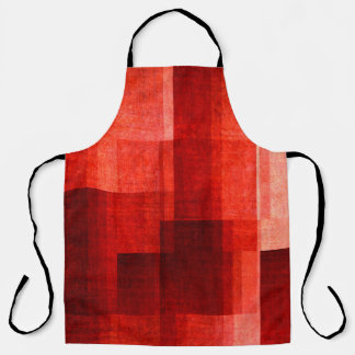 dark red geometric background - coloured textureab apron