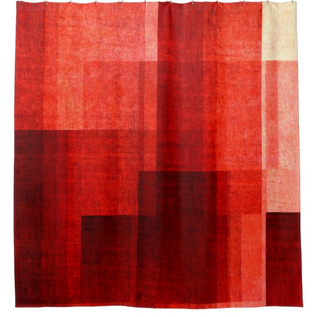 dark red geometric background - coloured textureab shower curtain (Front)