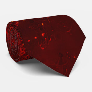 Dark Red Glitter Sparkling Neck Tie Wedding Tie