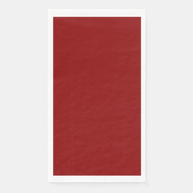 Dark Red Guest Napkin (Front)