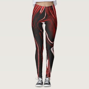 DARK RED Leggings