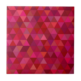 Dark Red Mosaic Tile