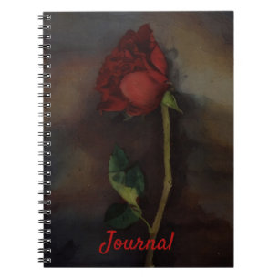 Dark Red Rose Gothic Style Art Journal