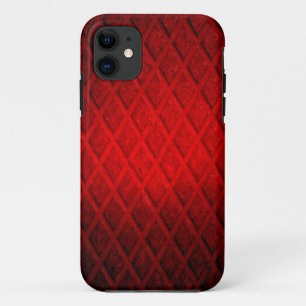 Dark red rusty metal plate iPhone 11 case