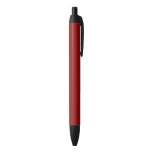 Dark Red Solid Colour Black Ink Pen