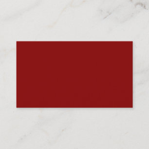 Dark Red (solid colour) Business Card