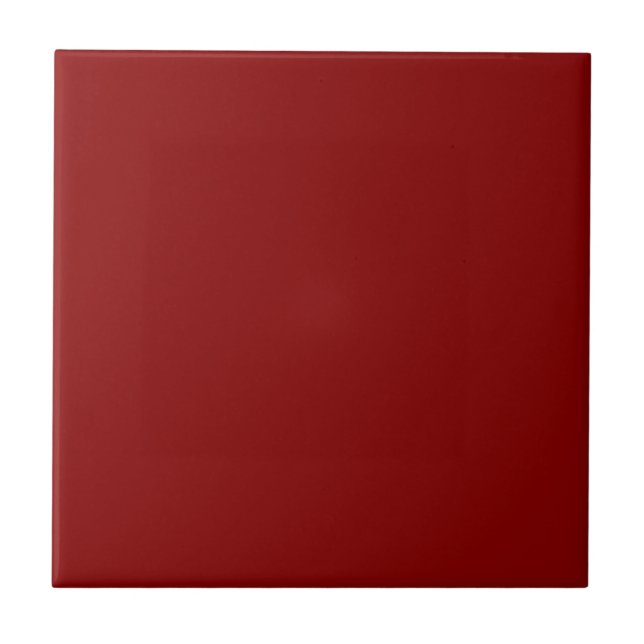 Dark Red Solid Colour Tile (Front)