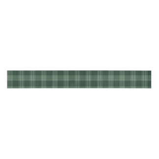 Dark Red Tartan Plaid Grosgrain Ribbon