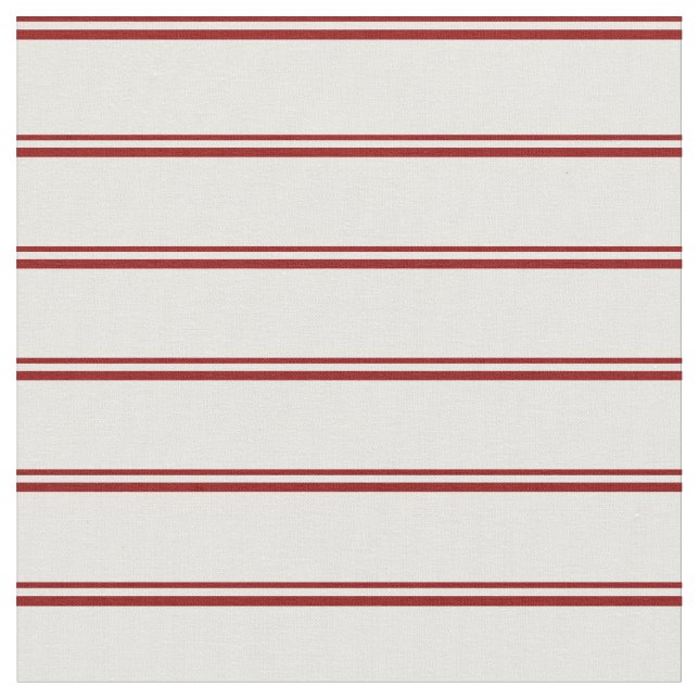 Dark Red & White Pattern Fabric (Close Up)