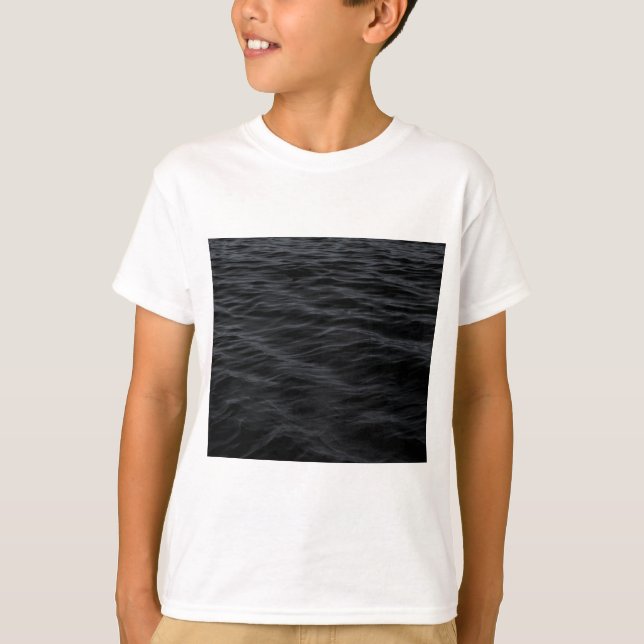 Dark Ripples (Black Water at Night) T-Shirt (Front)