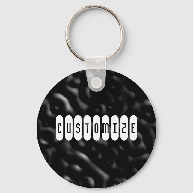 Dark Ripples - Template Key Ring (Front)