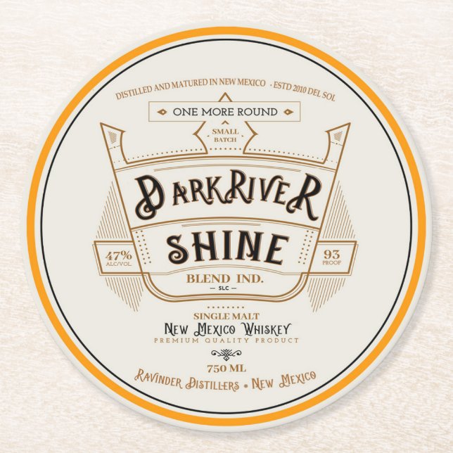 Dark River Shine Sunshine Vicram Coaster (Front)