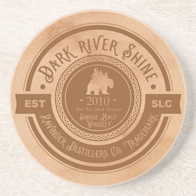 Dark River Shine Sunshine Vicram Coaster (Front)