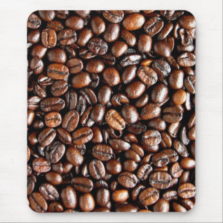 Dark Roasted Coffee Beans Mouse Mat