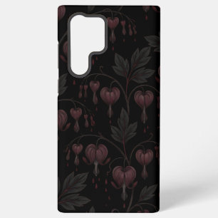 Dark Romance Bleeding Hearts Botanical Samsung Galaxy Case