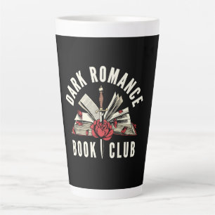 Dark Romance Book Club Red Rose Gift Latte Mug