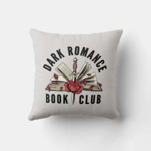 Dark Romance Book Lover Gift Cushion