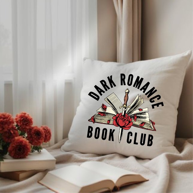 Dark Romance Book Lover Gift  Cushion (Creator Uploaded)