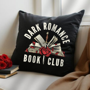 Dark Romance Book Lover Gift Cushion