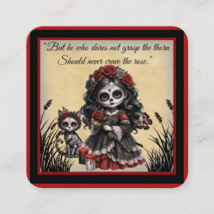 Dark Romance_ Crimson Rose Enclosure Card