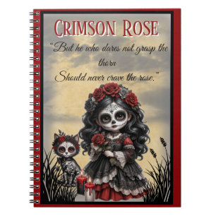 Dark Romance_ Crimson Rose Notebook