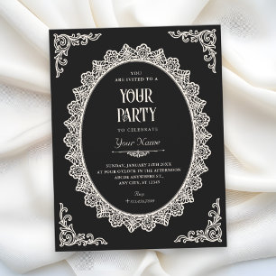 Dark Romance elegant Invitation