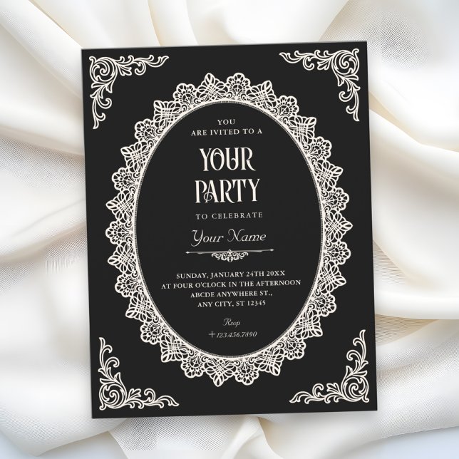 Dark Romance elegant Invitation (Creator Uploaded)