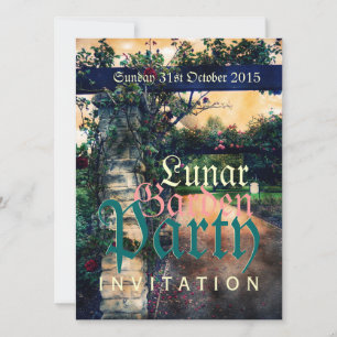 Dark Romance Garden Party Invitations