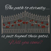 Dark Romance Iron Gate with Roses