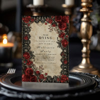 Dark Romance Lace Halloween Party