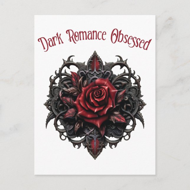 Dark Romance Obsessed Postcard (Front)