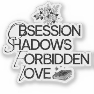 Dark Romance Reader Sticker