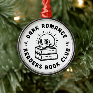 Dark romance readers book club metal tree decoration