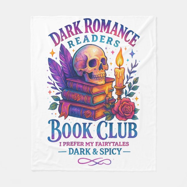Dark Romance Readers....  Fleece Blanket (Front)