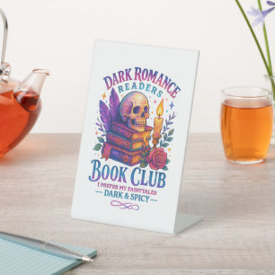 Dark Romance Readers....  Pedestal Sign