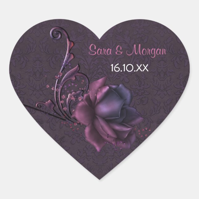 Dark Romance Rose Wedding Seal (Front)