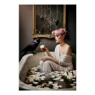 Dark Romantic Gothic Design Poster