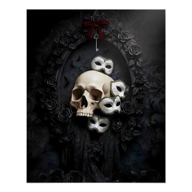 Dark Romantic Gothic Design Poster (Front)