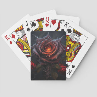 Dark Rose Playing Cards